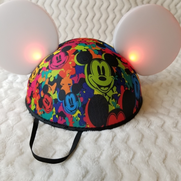 Disney Parks World of Color Glow with The Show Light Up Mickey Ears Hat - Picture 1 of 14